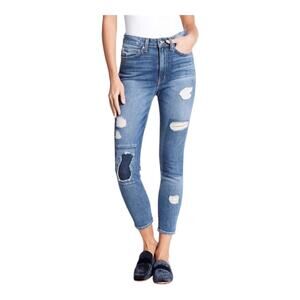 Derek Lam 10 Crosby Women’s Tali High Rise Skinny Distressed Jeans Size 25